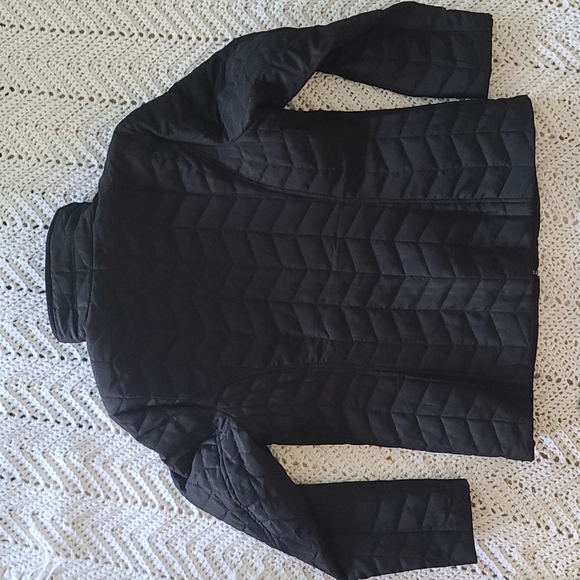 Black lightweight quilted coat Christopher & Banks medium - Picture 5 of 10
